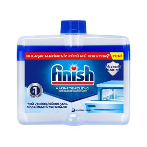 مایع جرم گیر ماشین ظرفشویی فینیش Finish اورجینال حجم 250 میلی لیتر بارکد 8000580215025