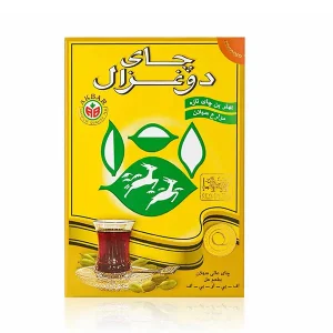 چای دو غزال اکبر اورجینال هل دار پاکتی 500 گرمی