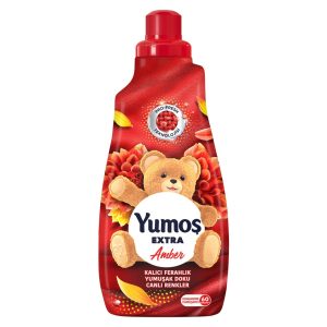 نرم کننده یوموش yumos  اکسترا رایحه کهربا 1440 میلی لیتر بارکد 8683130013694