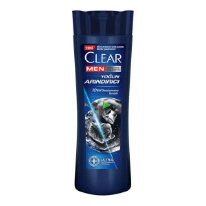 شامپو کلیر Clear اورجینال مردانه مدل Yoğun Arındırıcı حجم 350 میلی لیتر بارکد 8683130040850