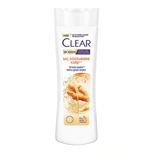 شامپو زنانه ضدشوره و ضد ریزش کلیر Clear اورجینال حاوی عصاره زنجبیل 350 میلی لیتر بارکد 8683130040775