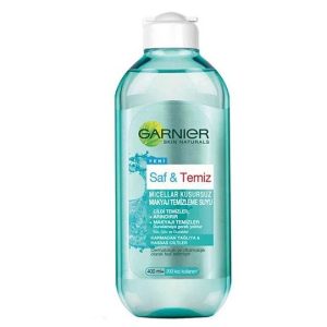میسلار واتر گارنیر Garnier  اورجینال پوست چرب مدل Saf ve Temiz حجم 400 میلی لیتر بارکد 3600541595224