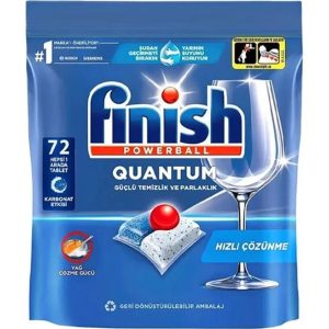 قرص ماشین ظرفشویی فینیش finish کوانتوم اورجینال مدل Hepsi 1 Arada تعداد 72 عددی بارکد