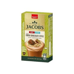 کاپوچینو دبی شکلات جاکوبز Jacobs بسته 8 عددی بارکد 8714599203620