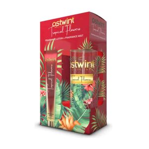 ست بادی اسپلش و لوسیون بدن اوست وینت Ostwint رایحه Tropical Flowers حجم 200+50 میلی لیتر بارکد 8683835159574