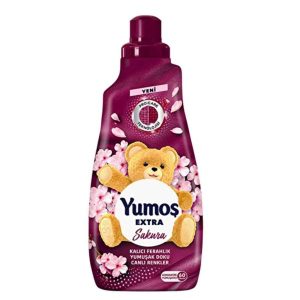 نرم کننده لباس یوموش Yumoş Extra Sakura با رایحه شکوفه های گیلاس 1440 میلی لیتر بارکد 8683130064931