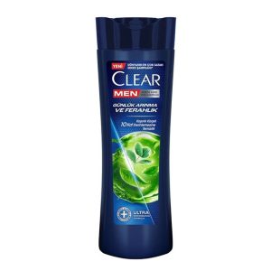 شامپو ضدشوره مردانه کلیر Clear اورجینال مدل Gunluk Arinma Ve Ferahlik عصاره سدر و اکالیپتوس 350 میلی لیتر بارکد 8683130040836