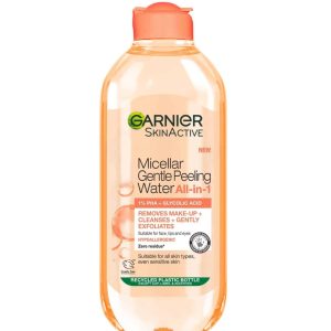 میسلار واتر لایه بردار گلیکولیک اسید و PHA 1% گارنیر Garnier اورجینال حجم 400 میلی لیتر بارکد 3600542537834