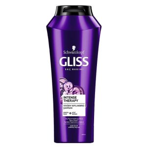 شامپو سر گلیس gliss اورجینال بازسازی کننده مو رنگ بنفش مو مدلINTENSE THERAPY