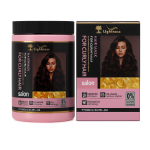 ماسک مو لایتنس Lightness اورجینال موهای فر حاوی کلاژن و آرگان و کراتین حجم 1000 میلی لیتر بارکد 5286534588725