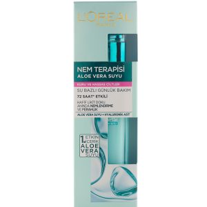 سرم آبرسان لورال Loreal اورجینال با عصاره آلوئه ورا پوست خشک و حساس حجم 70 میلی لیتر بارکد 3600523464692