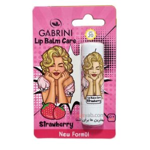 بالم لب گابرینی Gabrini اورجینال حاوی اسانس توت فرنگی بارکد 8696814077424