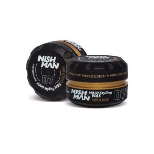 واکس مو نیشمن مشکی طلایی 07 | Nishman Hair Styling Wax gold one حجم 150 میلی لیتر بارکد 8681665066062
