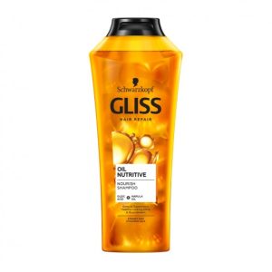شامپو سر گلیس gliss  اورجینال زرد موهای آسیب دیده مدل OIL NUTITIV