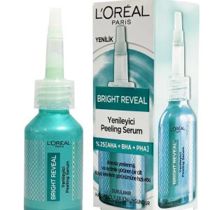 سرم پیلینگ لایه بردار و ضد جوش 25% لورال اورجینال LOREAL مدل BRIGHT REVEAL