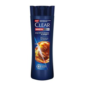 شامپو ضد شوره و ضد ریزش مردانه کلیر Clear  اورجینال حاوی کافئین حجم 350 میلی لیتر بارکد 8683130040843