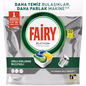 قرص ماشین ظرفشویی فیری پلاتینیوم  FAIRY PLATINIUM اورجینال بسته 30 عددی