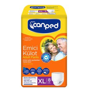 پوشک بزرگسال شورتی جان پد  CAN PED اورجینال سایز خیلی بزرگ EXTRA LARGE تعداد 7 عددی EKSTRA BUYUK BOY