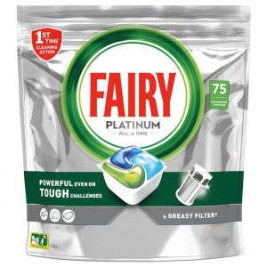 قرص ماشین ظرفشویی Fairy Platinum فیری پلاتینیوم اورجینال 75 تایی
