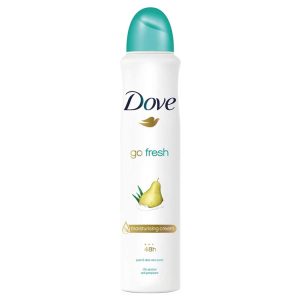اسپریااسپری ضدتعریق داو اورجینال مدل Dove Pear & Aloe vera scent Go Fresh با عصاره گلابی حجم 150 میلی لیتر