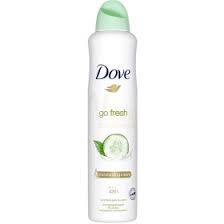 اسپری ضد تعریق خیار و چای سبز داو اورجینال مدل Dove Go Fresh حجم 250 میلی لیتر