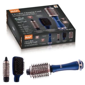 برس حالت‌ دهنده و سشوار چندکاره 3 در 1  راف مدل R-4573 اورجینال