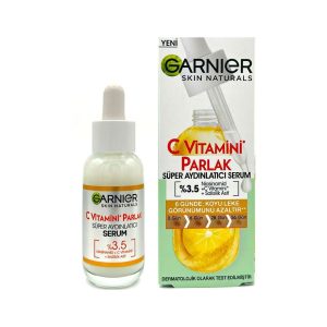 سرم ویتامین سی گارنیرgarnier حجم 30 میلی لیتر اورجینال بارکد 3600542433341