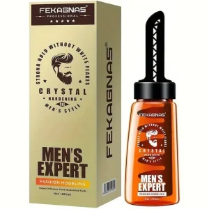 ژل حالت دهنده موی مردانه FEKAGNAS مدل شانه دار و تثبیت کننده اورجینال حجم 260 میلی لیتر