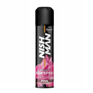 اسپری رنگ مو نیشمن صورتی PINK حجم 150 میلی لیتر اورجینال